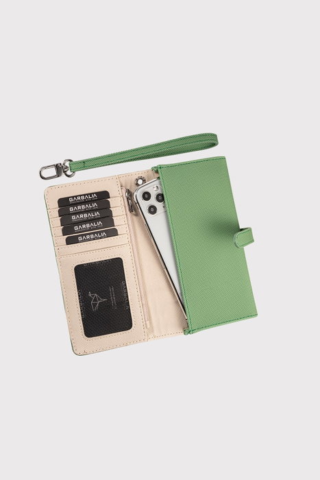 Zoozie Bags Cartera de Mujer Menta, 100% Piel PU, Elegante y Sofisticada, Múltiples Compartimentos para Tarjetas y Efectivo